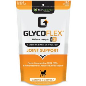 לעסניות גלייקופלקס סטייג' 3 870 גרם Glycoflex soft chews joint support stage 3