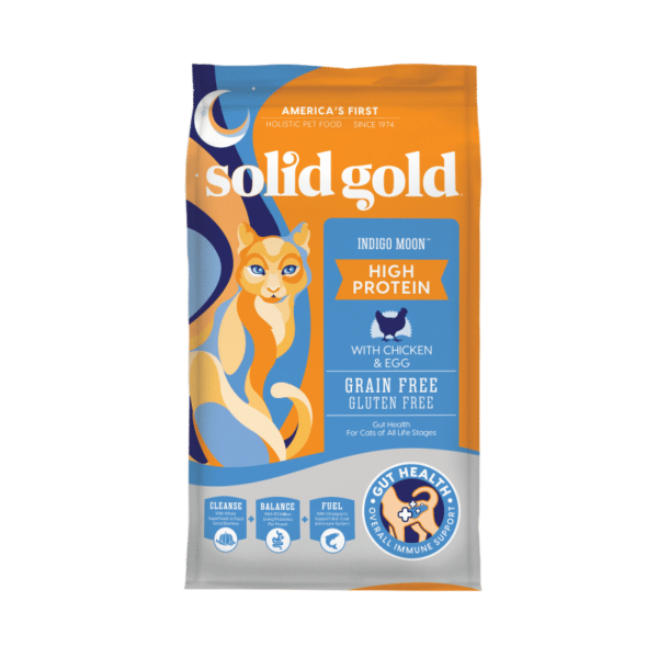 סוליד גולד מזון לחתול עוף וביצי חופש - solid gold 2.72kg