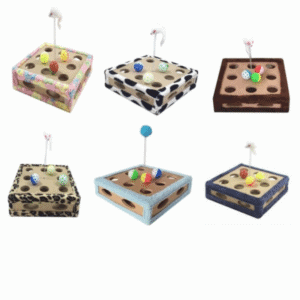 צעצוע חשיבה לחתול במגוון צבעים