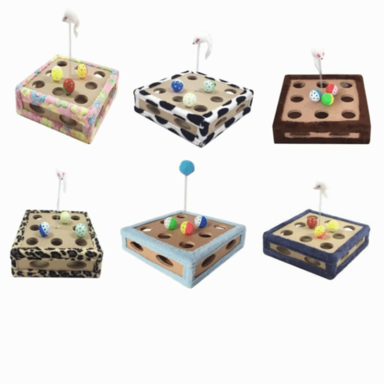 צעצוע חשיבה לחתול במגוון צבעים