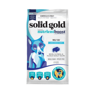 סוליד גולד Nutrient Boost מזון לגורים גזע גדול ביזון ושיבולת שועל - solid gold 10kg