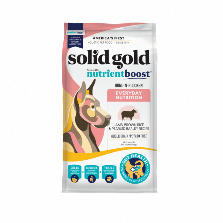 סוליד גולד Nutrient Boost מזון לכלב טלה ואורז חום - solid gold 10kg