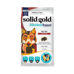 סוליד גולד Nutrient Boost מזון לכלב בוגר מגזע גדול ביזון אורז חום ובטטה - solid gold 10kg