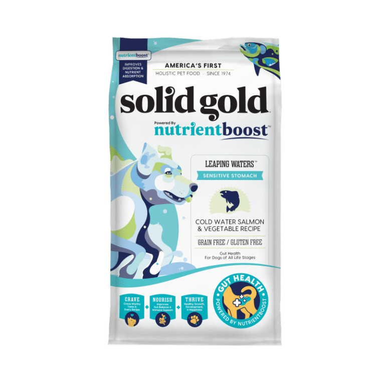 סוליד גולד Nutrient Boost מזון לכלב סלמון וירקות - solid gold