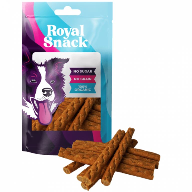 חטיף איכותי לכלב מקלוני סלמון - Royal Snack Salmon Sticks