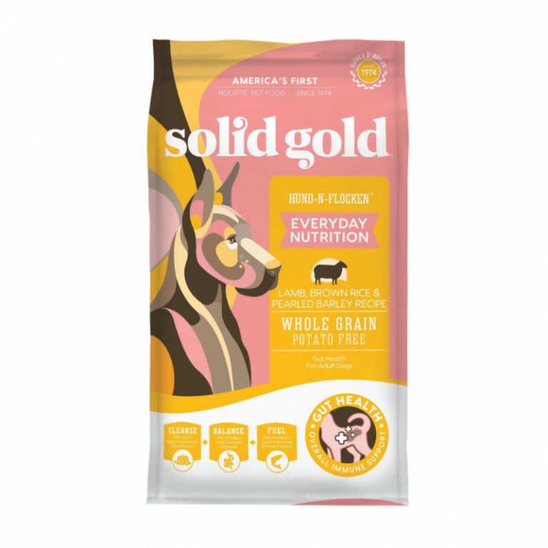 סוליד גולד מזון לכלב טלה ואורז חום - solid gold 11kg