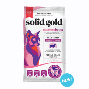 סוליד גולד Nutrient Boost מזון לחתול טלה ואורז חום - Solid Gold 1.88kg