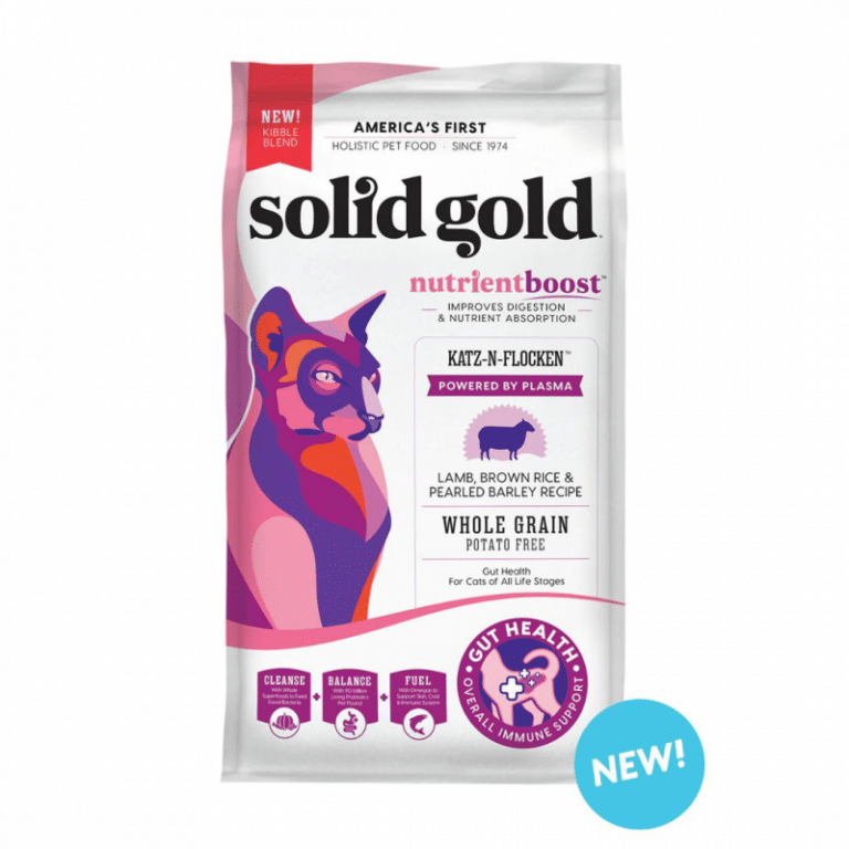 סוליד גולד Nutrient Boost מזון לחתול טלה ואורז חום - Solid Gold 1.88kg