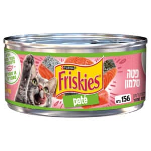 מעדן פריסקיז לחתול פטה סלומון 156 גרם