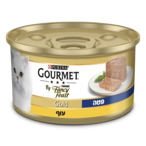 פנסי פיסט גורמה גולד מעדן לחתול פטה עוף 85 גרם