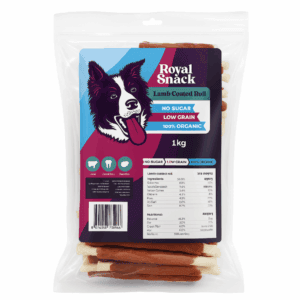 מקלות לעיסה בציפוי כבש 5 אינץ 1 ק"ג - Royal Snack lamb coated roll
