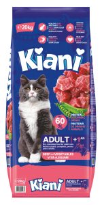 קיאני חתול בקר וירקות 20 ק"ג - Kiani