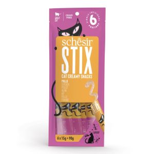 שזיר סטיקס עוף 6* יח במארז 90 גרם
